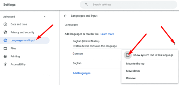 Chromebook How to Change Your Language Settings Technipages