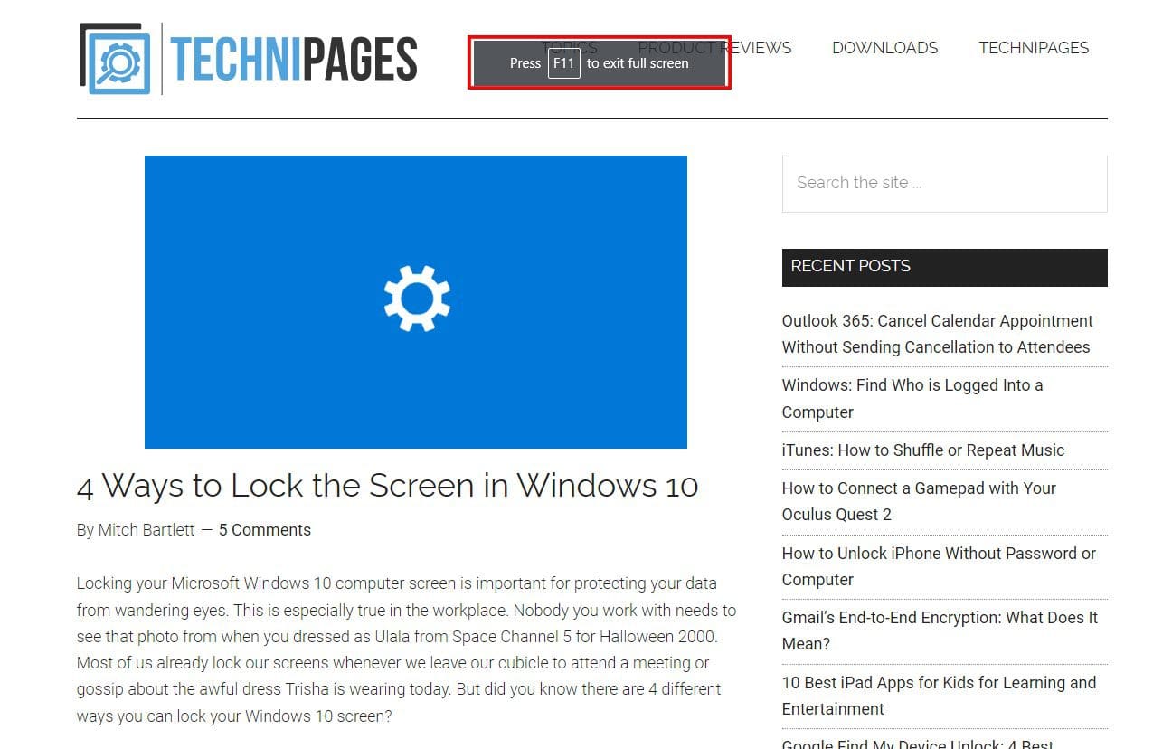 How to Exit Full Screen on Windows 9 Best MethodsTechnipages