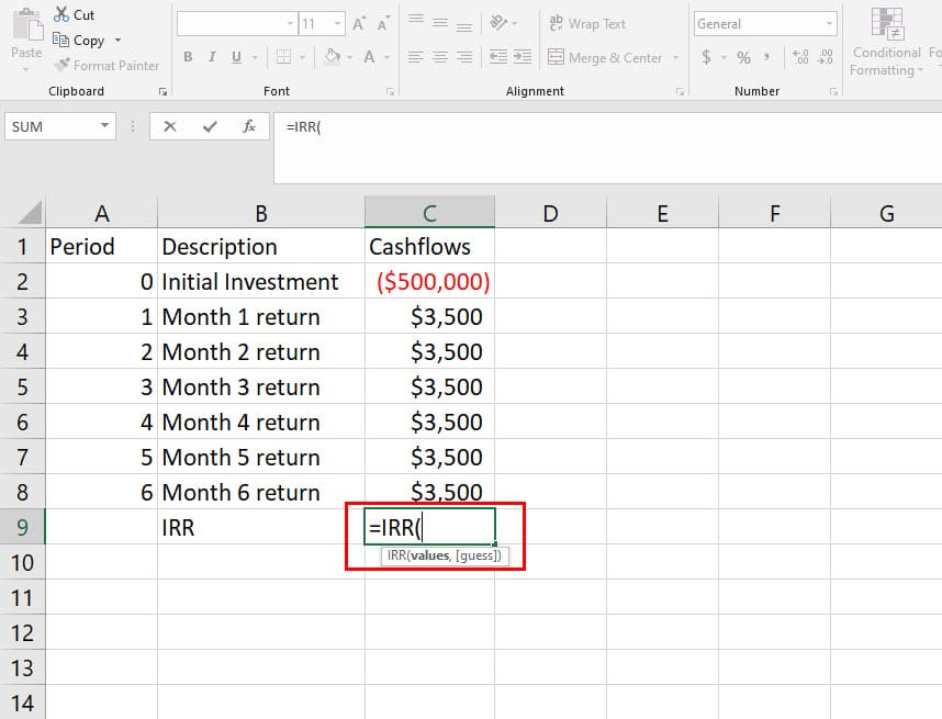 How to Calculate IRR in Excel 4 Best Methods Technipages