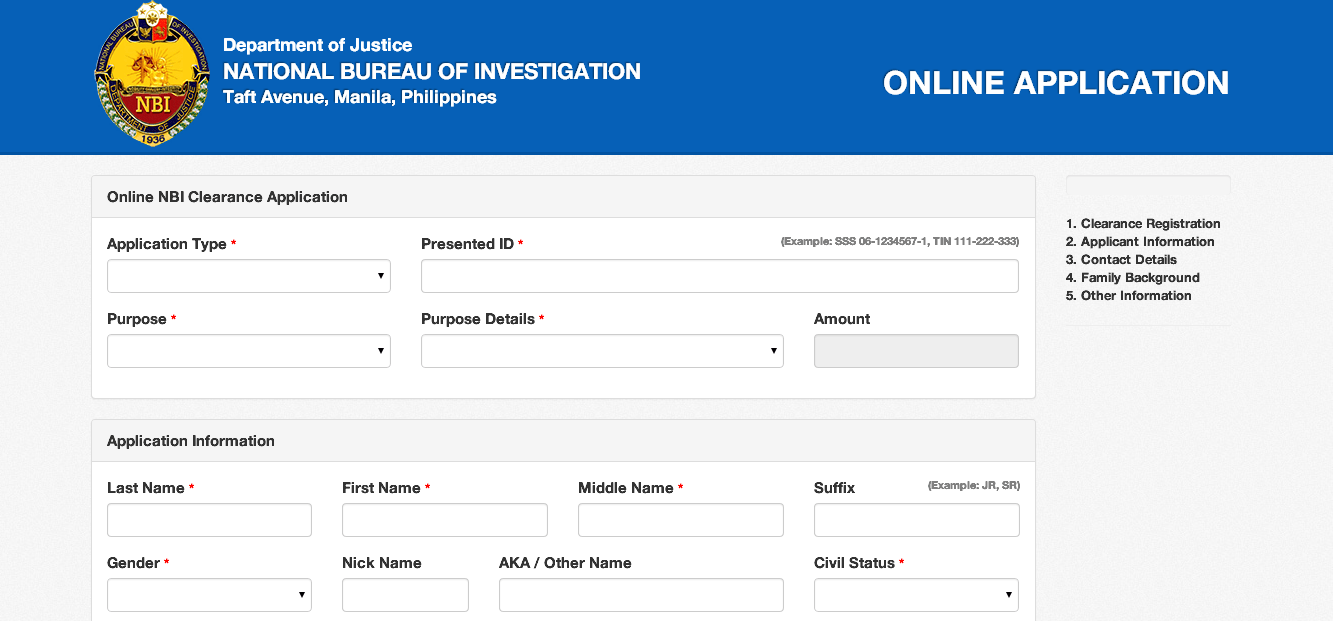You Can Apply for an NBI Clearance Online