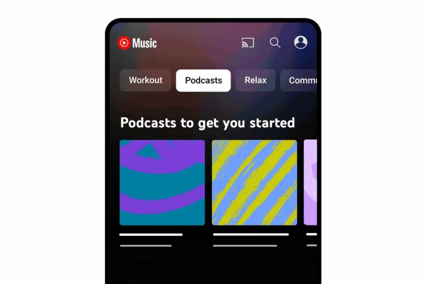 YouTube Music Gets Podcast