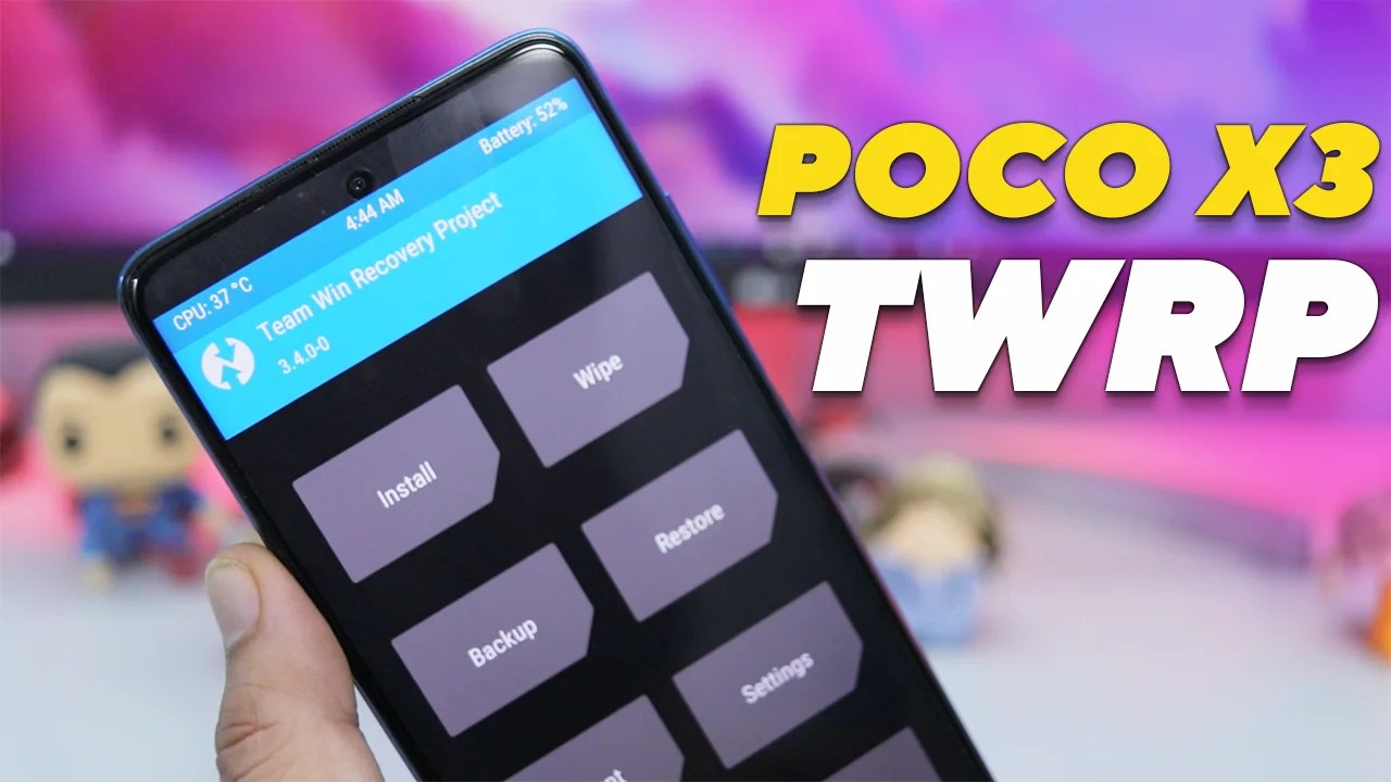 Install Custom TWRP Recovery On POCO X3 Phone [Working Guide]