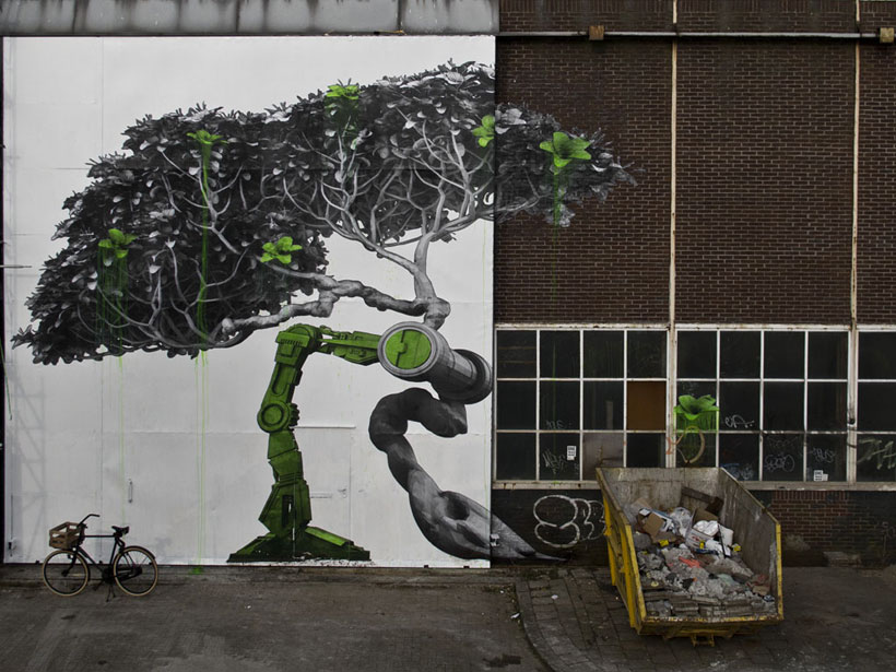 A Parisian Artist Combines Nature and Technology For His