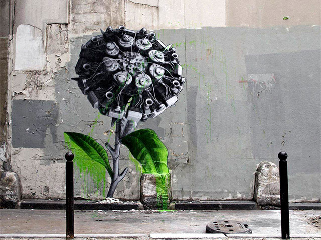 A Parisian Artist Combines Nature and Technology For His