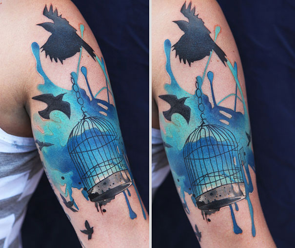 17 Beautiful Tattoos That Look As If Painted On The Body (Photo Gallery)