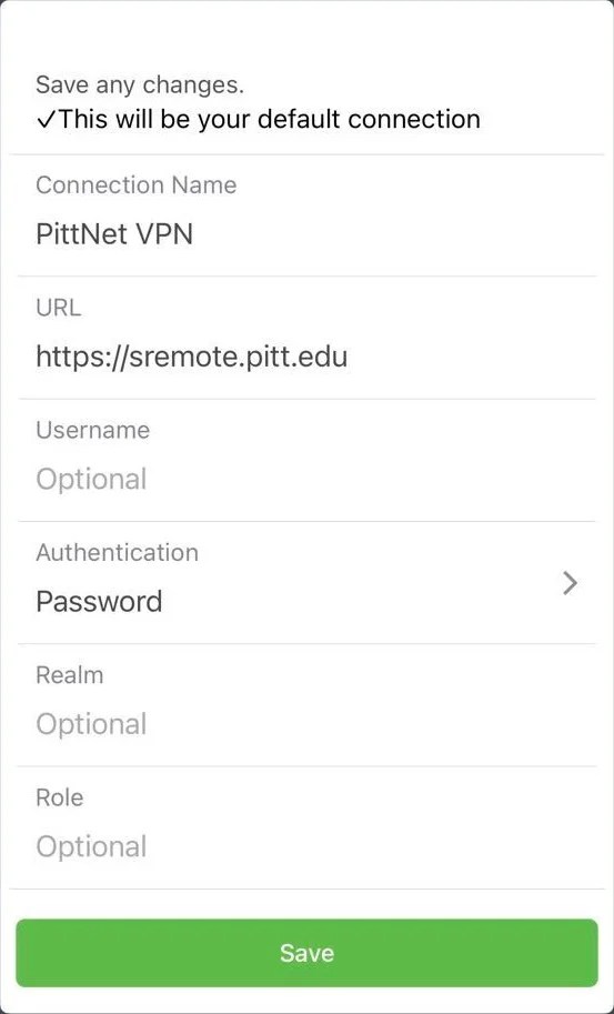 VPN (Ivanti/Pulse Secure) Information Technology University