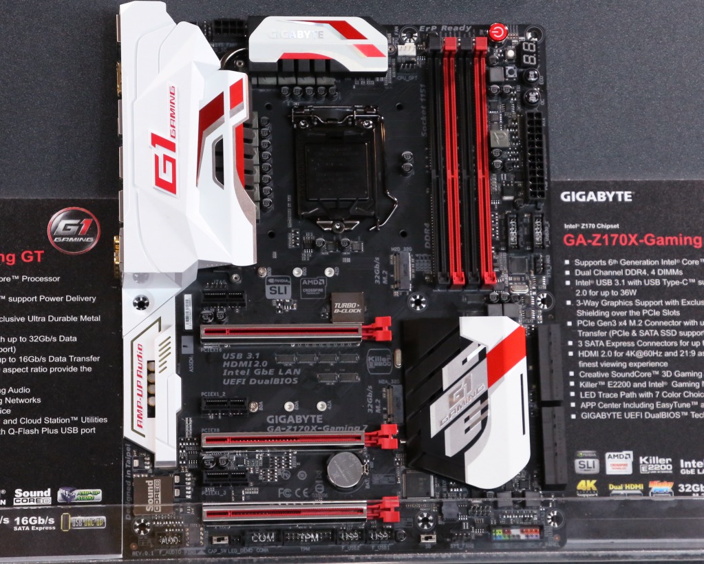 Gigabyte Displays 100 Series Motherboards Computex 2015 Update