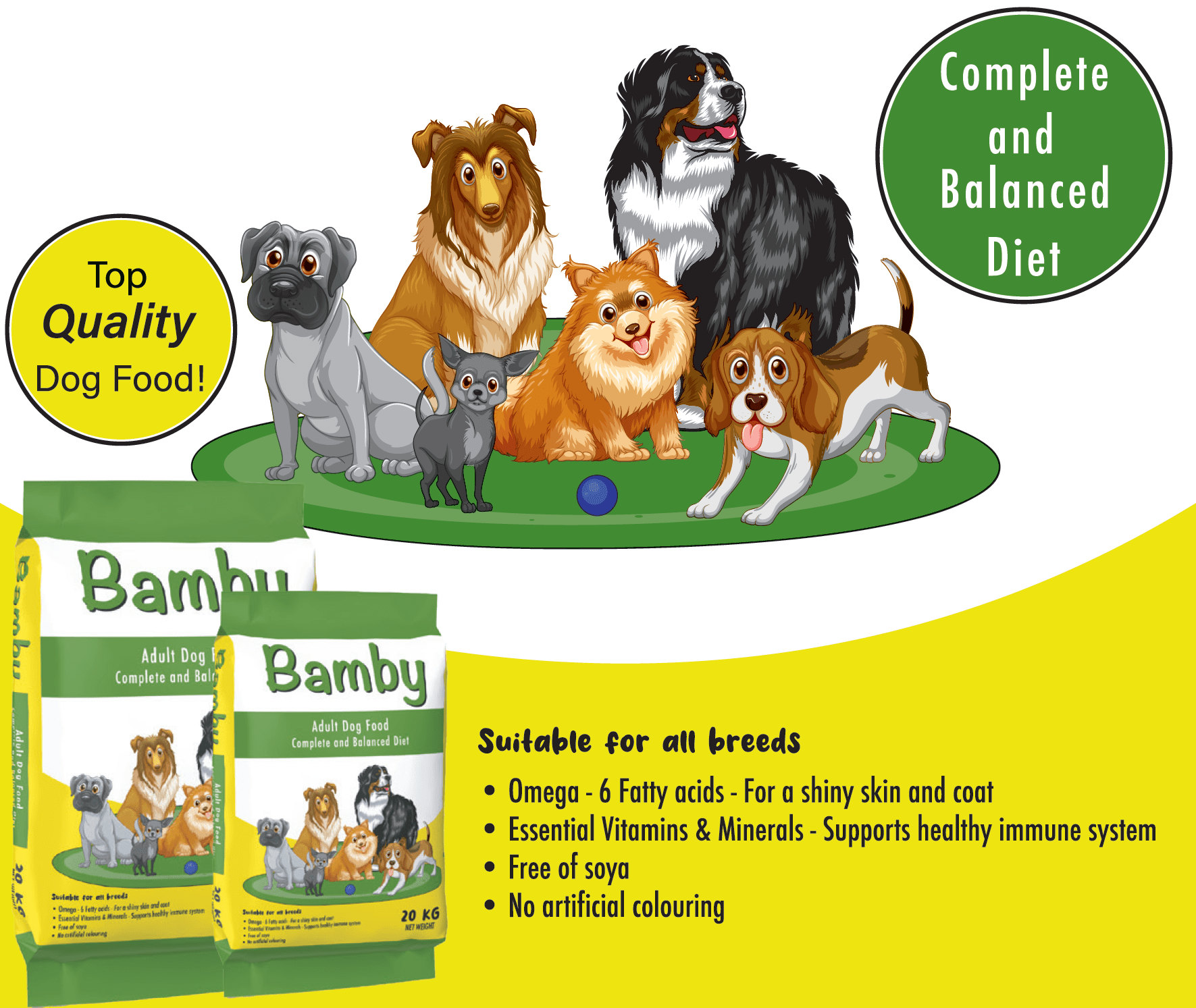 Bamby Dog Food Technopet