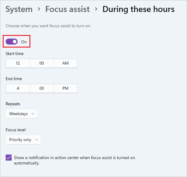 A Complete Guide On Focus Assist In Windows 11