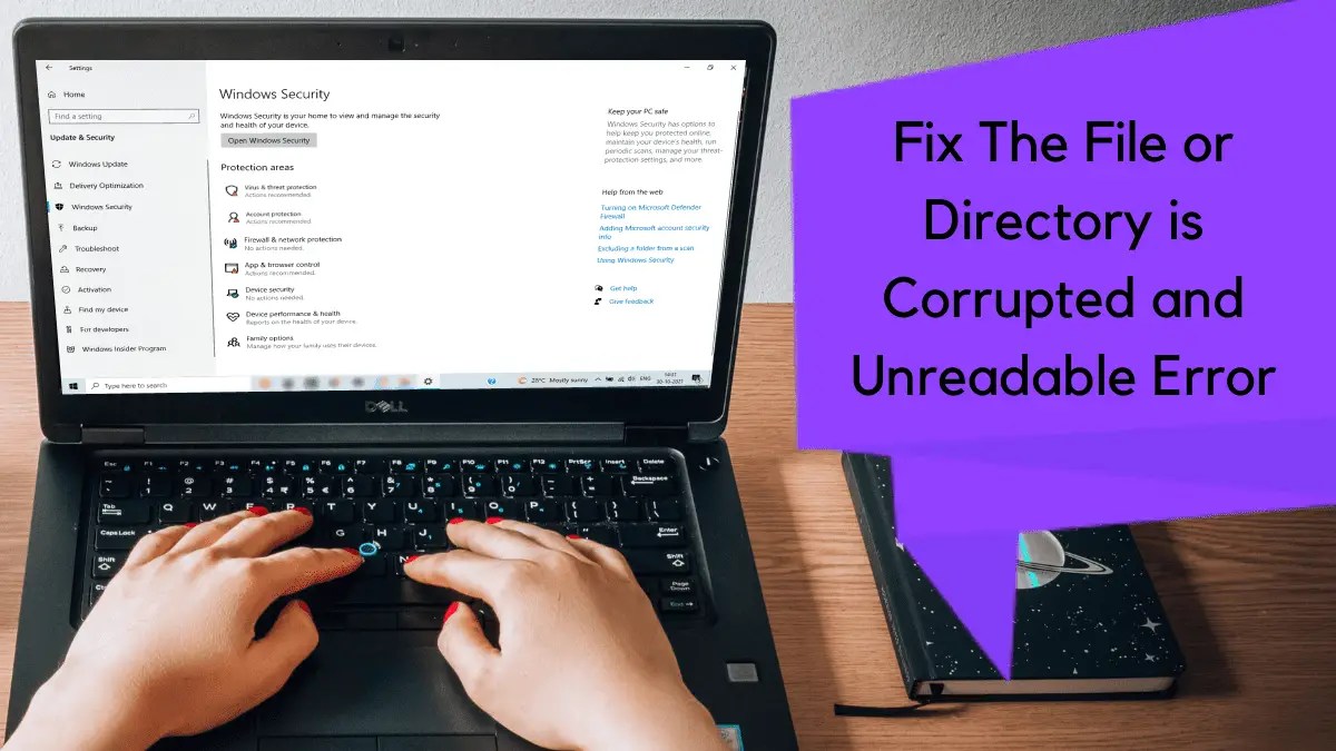 How To Fix The File Or Directory Is Corrupted And Unreadable Error