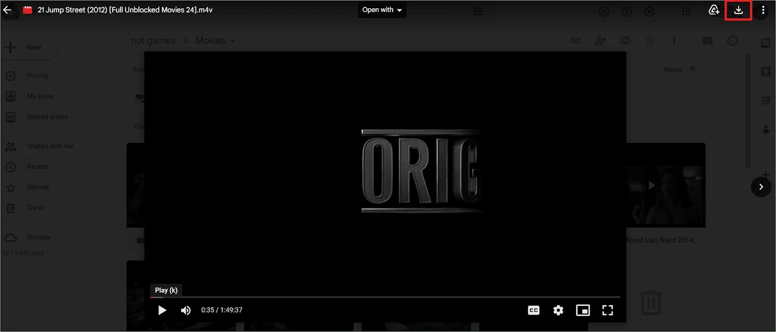 How To Download And Watch Google Drive Movies