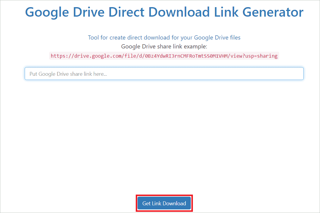 How To Make Google Drive Direct Download Link