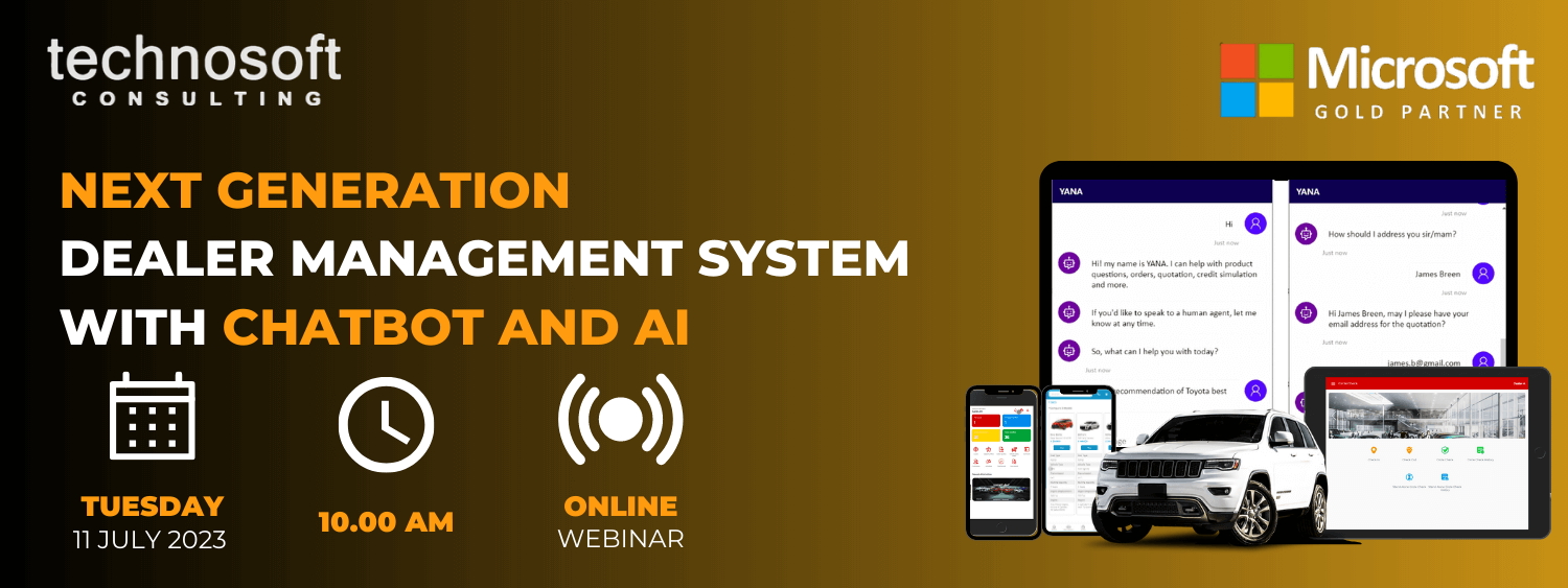 Next Generation Dealer Management System With Chatbot & AI Technosoft