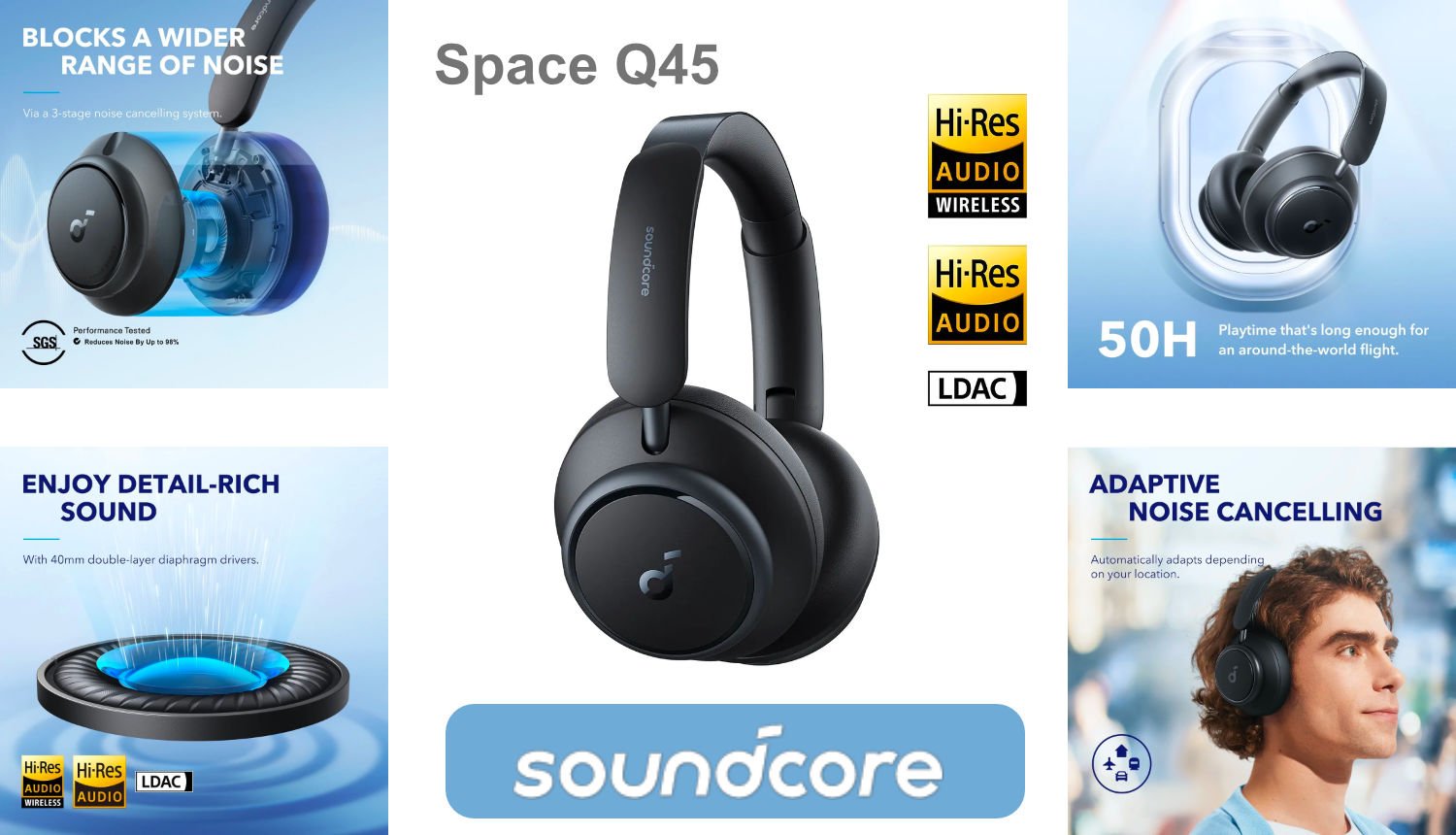 Anker now includes reasonably priced ANC earbuds and headphones