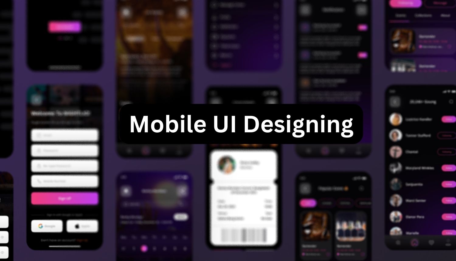 Mobile UI Designing Best Practices for Small Screen User Interfaces