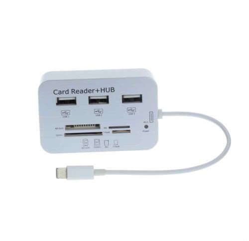 Technotech USB Card Reader & Hub Combo Connection Kit for Apple iPad