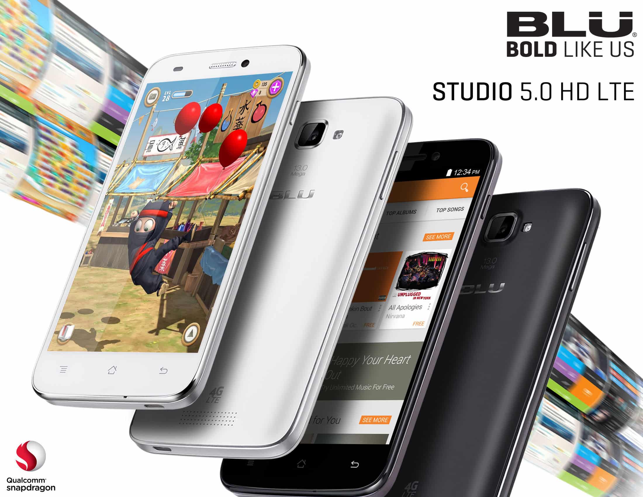 BLU Unveils Three New LTE Smartphones