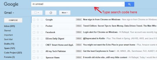Where are my unread mails in my Inbox? Microsoft.