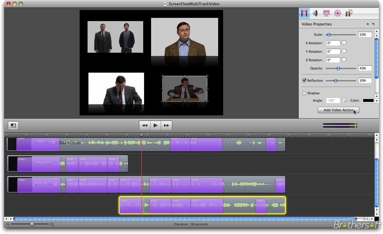 screenflow multitrack 7 Best Screen Recorders for Capturing Mac OS X