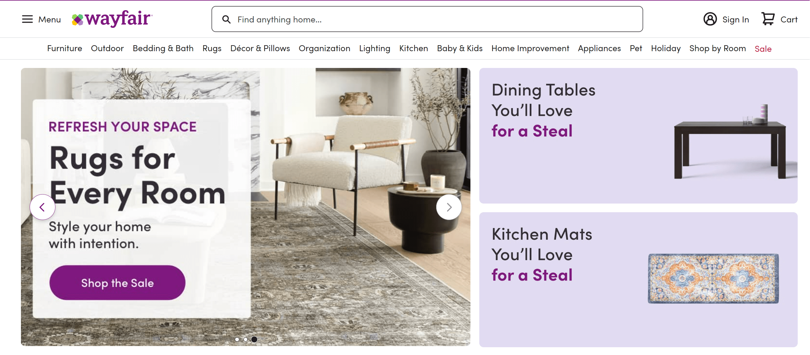 Wayfair Black Friday & Cyber Monday 2024 Suas le 80 Off