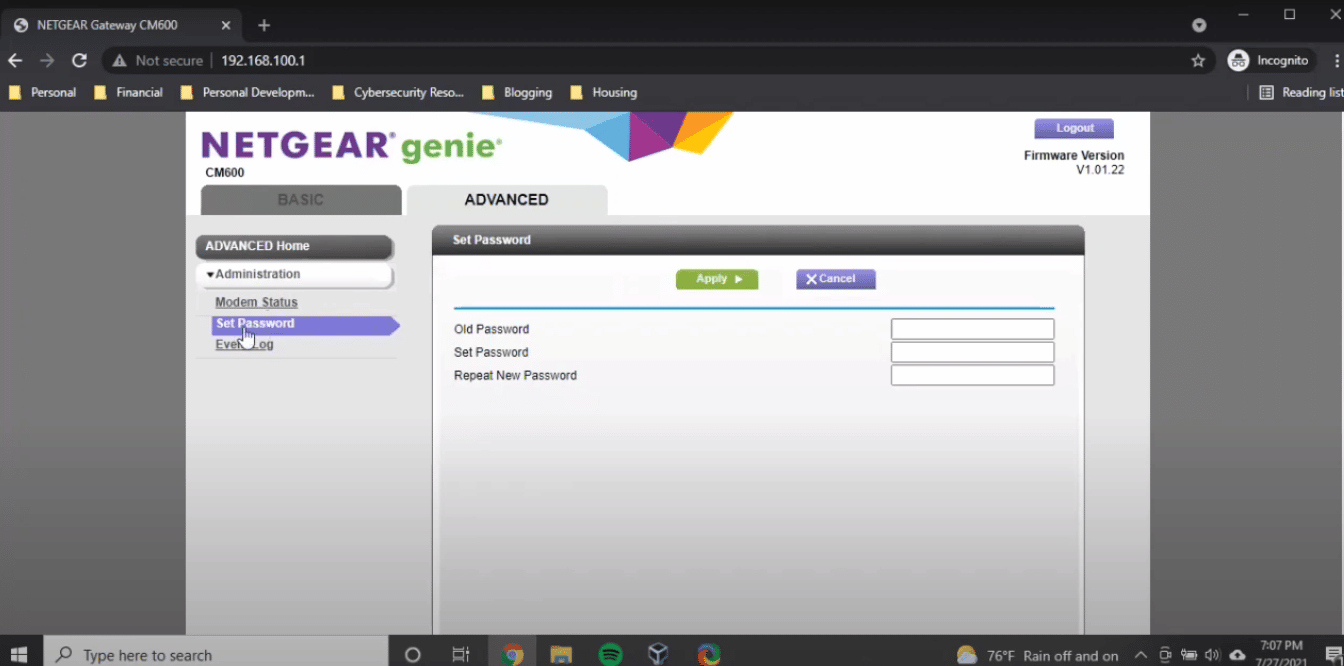How to Change Modem Password in 7 Steps? TechnoWifi