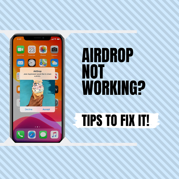 How to fix AirDrop when it stops working?
