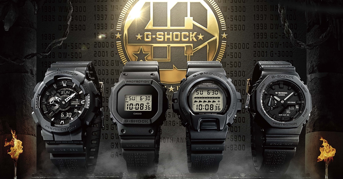Seven Limited Edition Collections to Celebrate GSHOCK's 40th