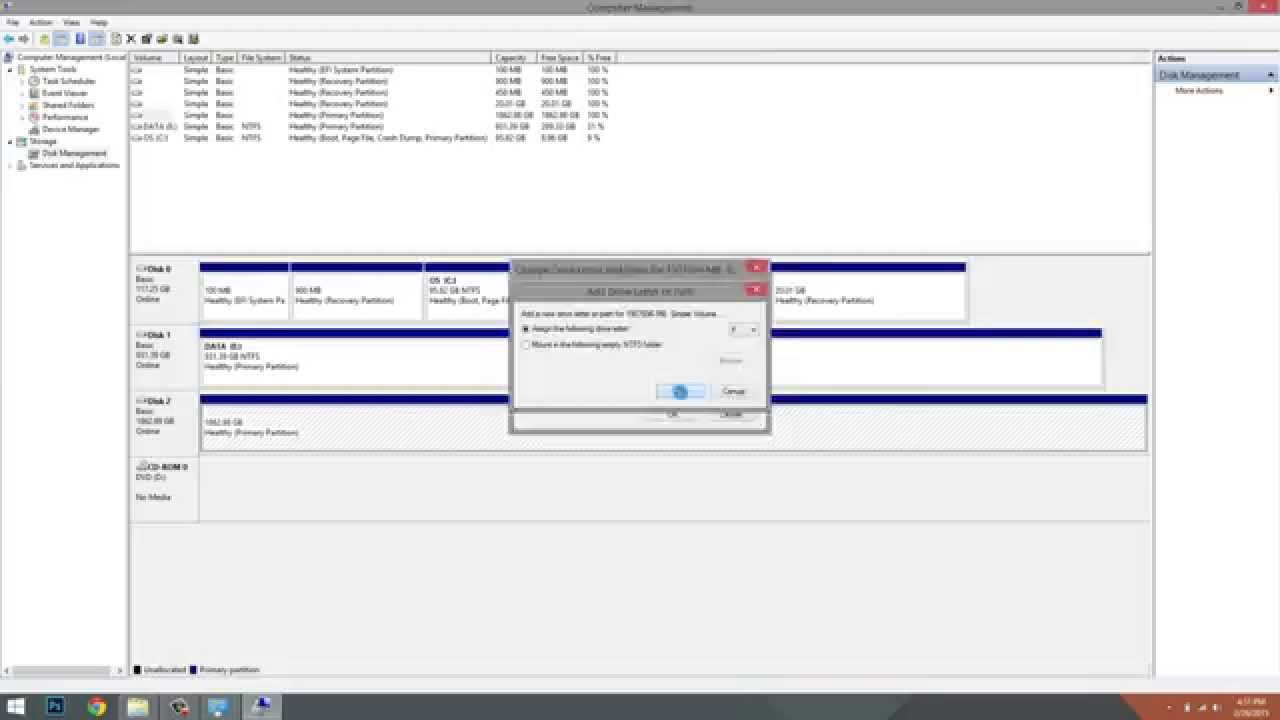 External hard drive not showing up or recognised