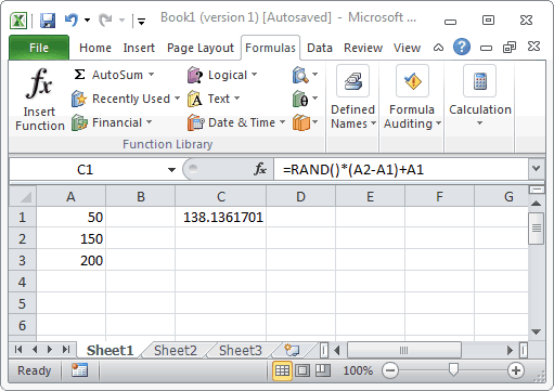 MS Excel How to use the RAND Function (WS)