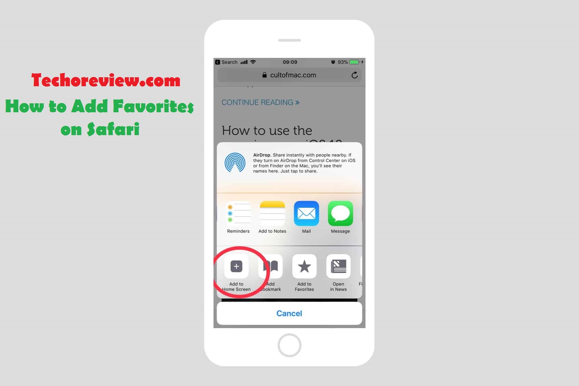 How to Add Favorites on Safari iPhone IOS 13, Mac?