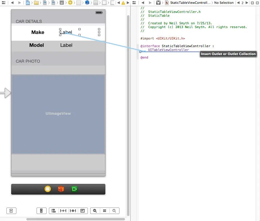 Using an Xcode 5 Storyboard to Create a Static Table View Techotopia