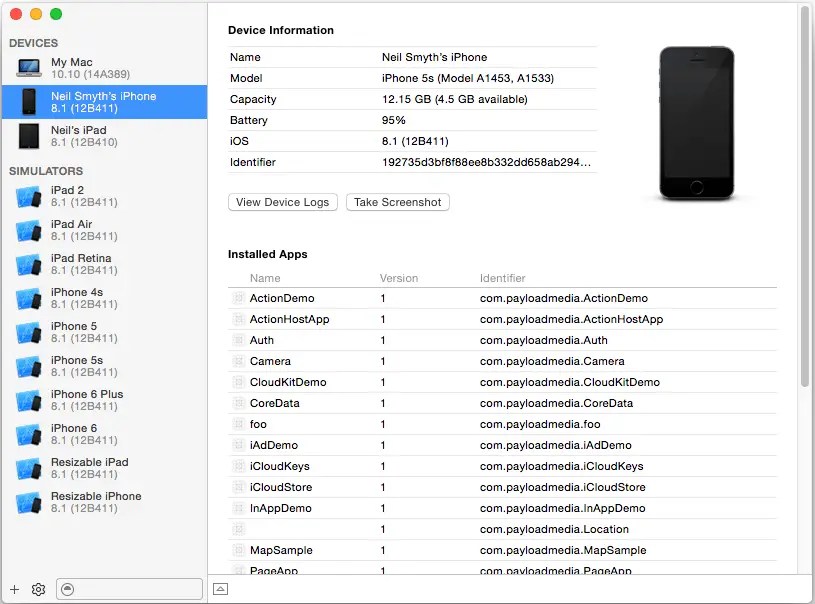 Testing Apps on iOS 8 Devices with Xcode 6 Techotopia