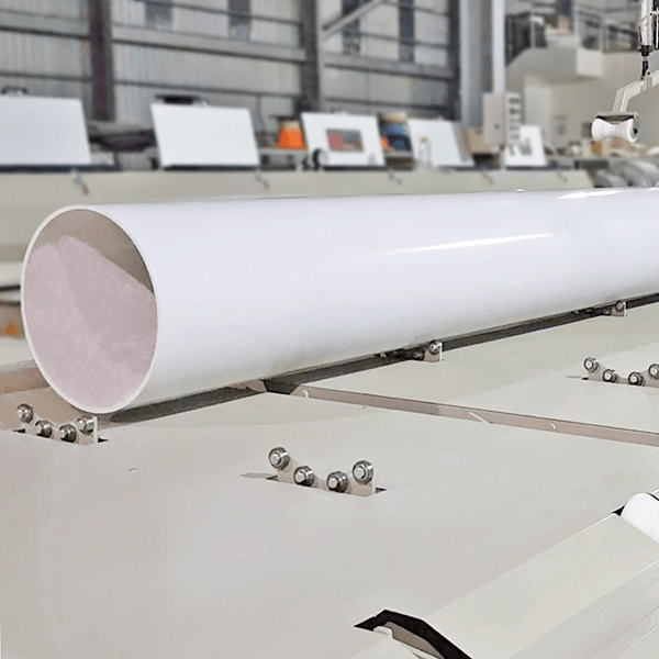 PVC Twin Screw Single Line Rigid Pipe Making Machine TECHPLAS