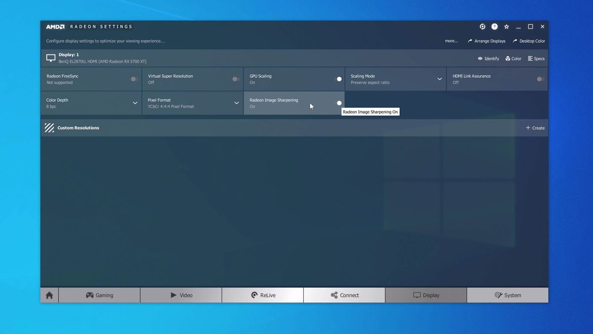 AMD Brings Radeon Image Sharpening Support for RX 500 Series
