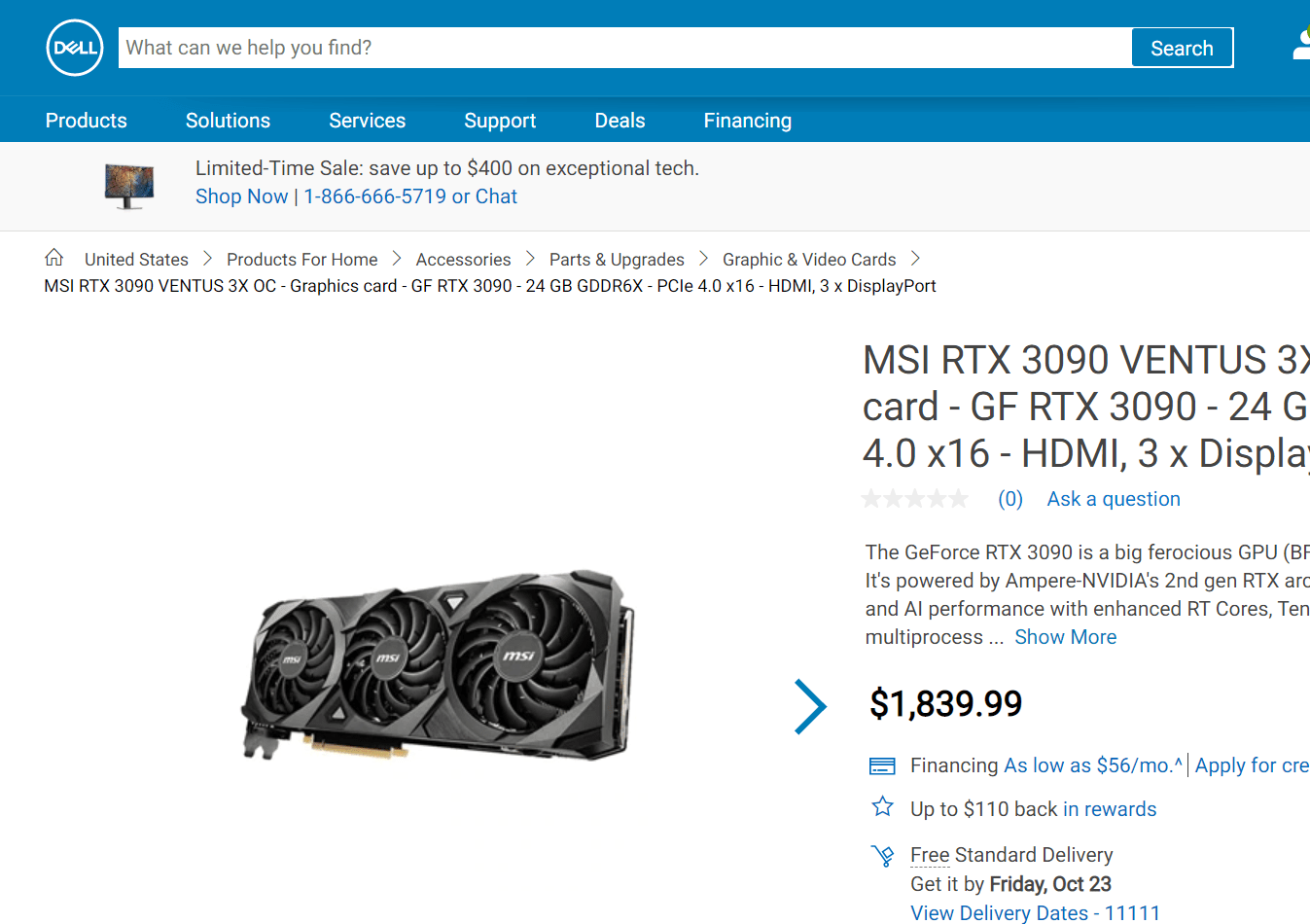 NVIDIA GeForce RTX 3080/3090 Founders Edition Sales Limited to BestBuy