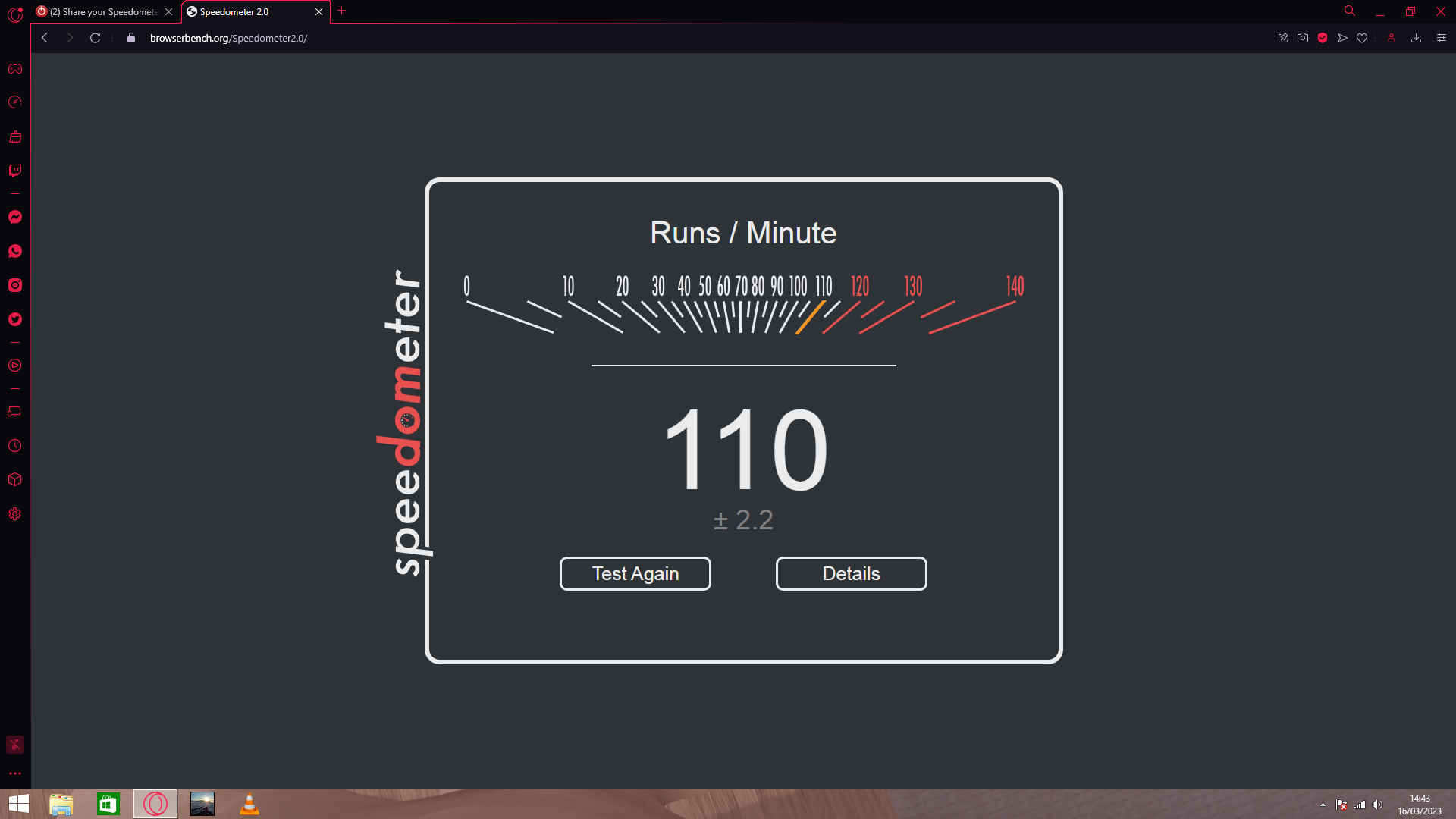 Share your Speedometer 2.0 benchmark here TechPowerUp Forums
