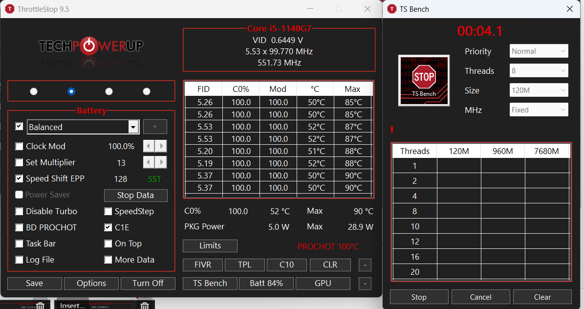 ThrottleStop Constant red edp other TechPowerUp Forums