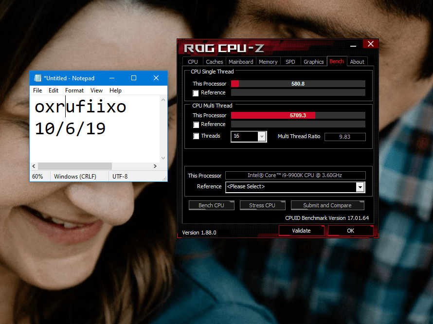 ryzen 9 3900x beats Intel 9900k in single and multi cpuz