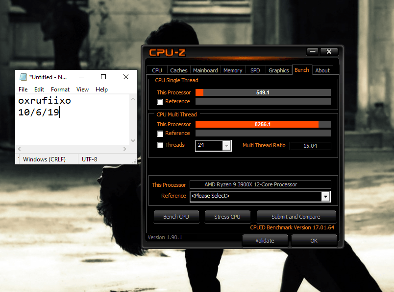 ryzen 9 3900x beats Intel 9900k in single and multi cpuz