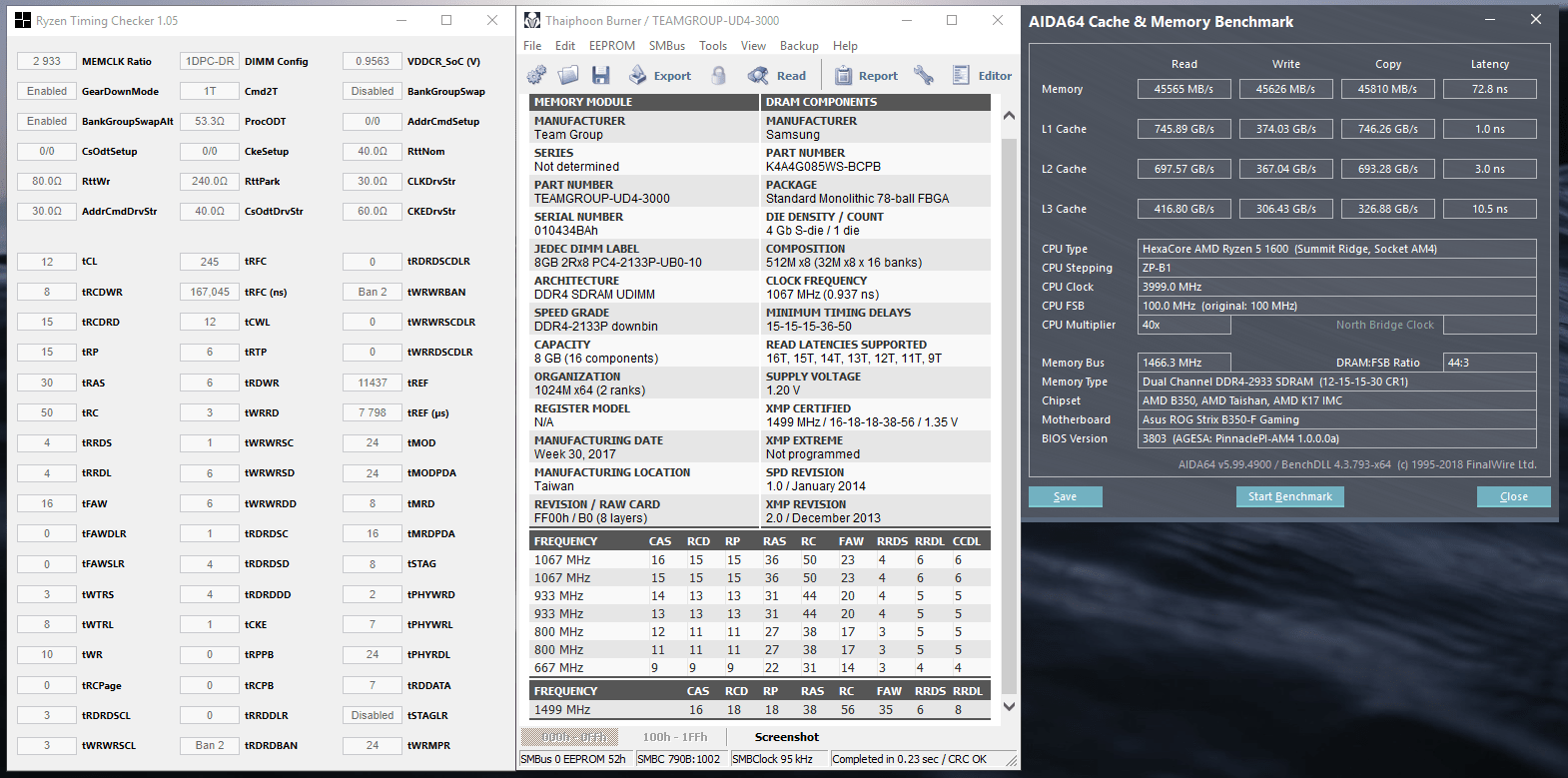 Autumn Equinox AIDA64 Cache and Memory Benchmark