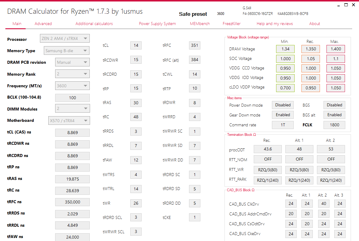 DRAM calculator for Zen 3 Page 6 TechPowerUp Forums