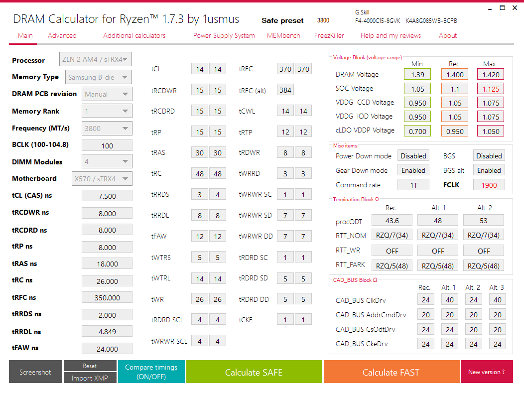 DRAM calculator for Zen 3 Page 4 TechPowerUp Forums