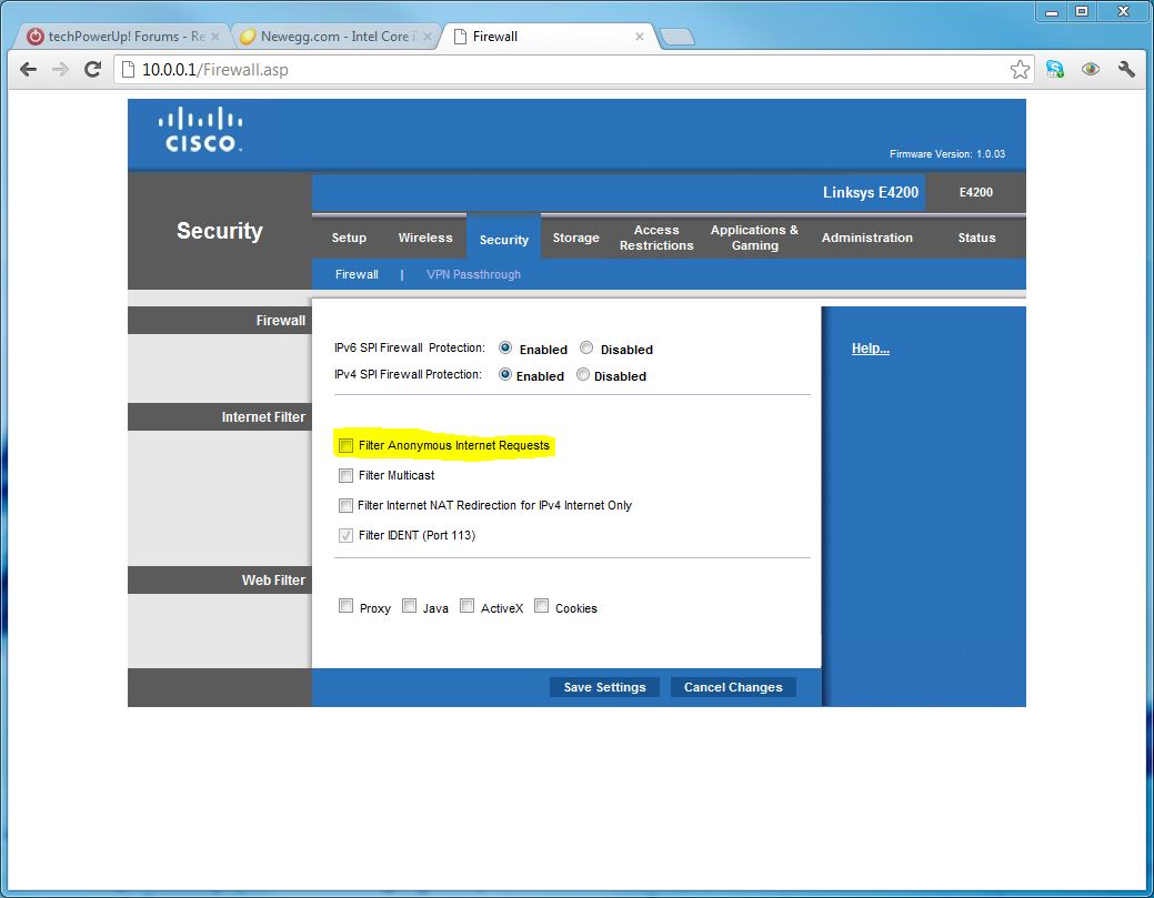 Why can't I ping this modem? [solved] TechPowerUp Forums