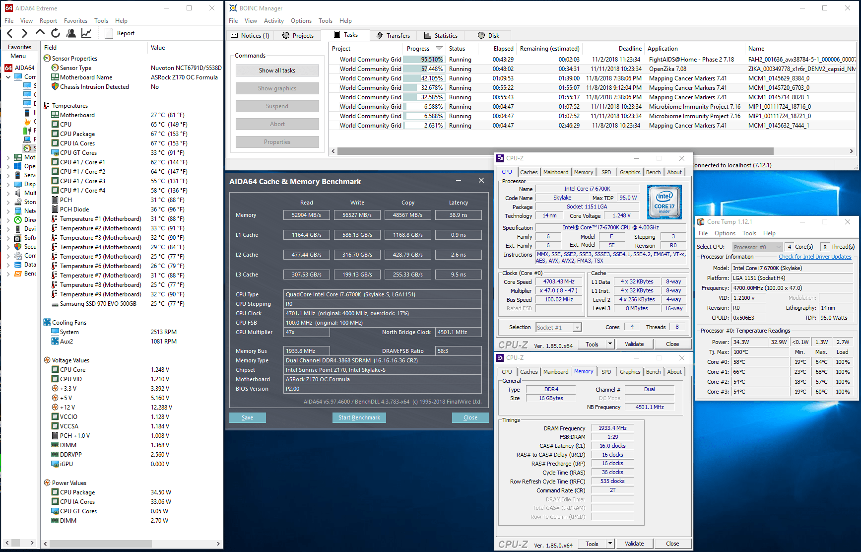 Autumn Equinox AIDA64 Cache and Memory Benchmark