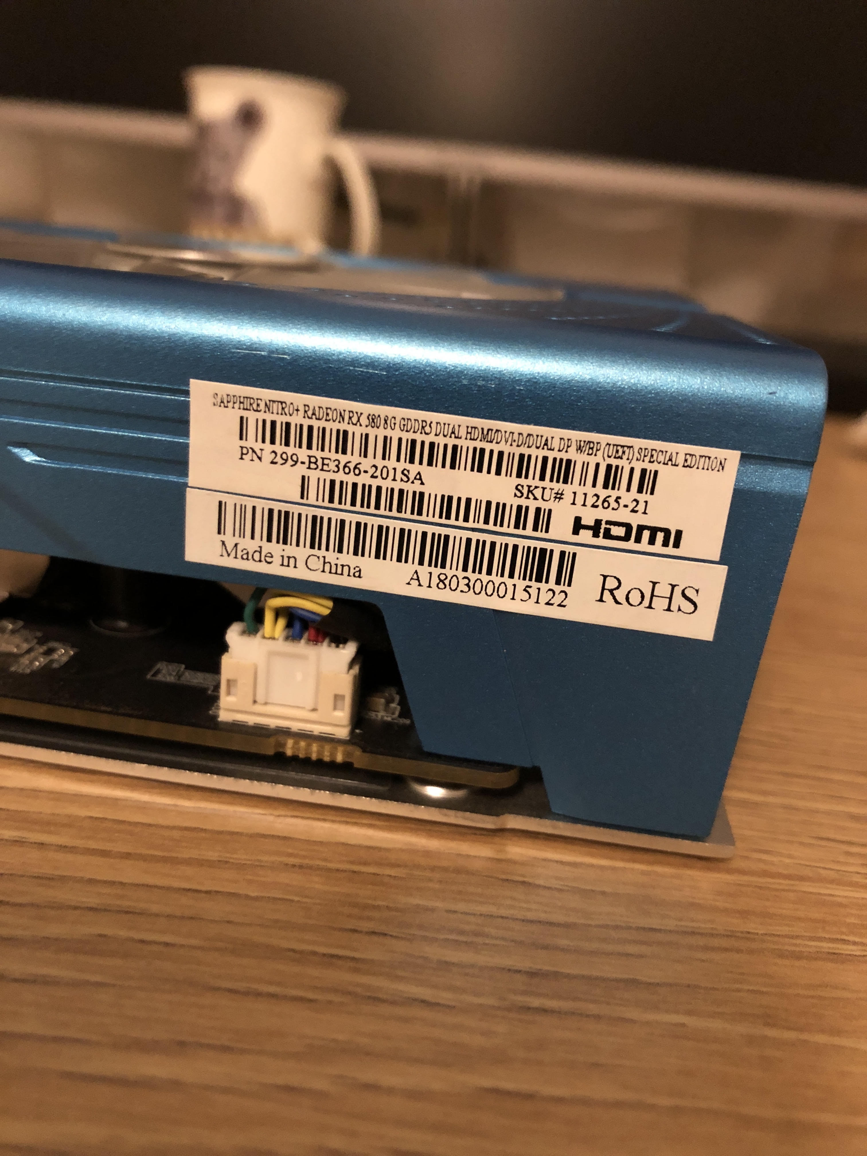 RX580 Sapphire Nitro+ Special Edition 8GB changing bios