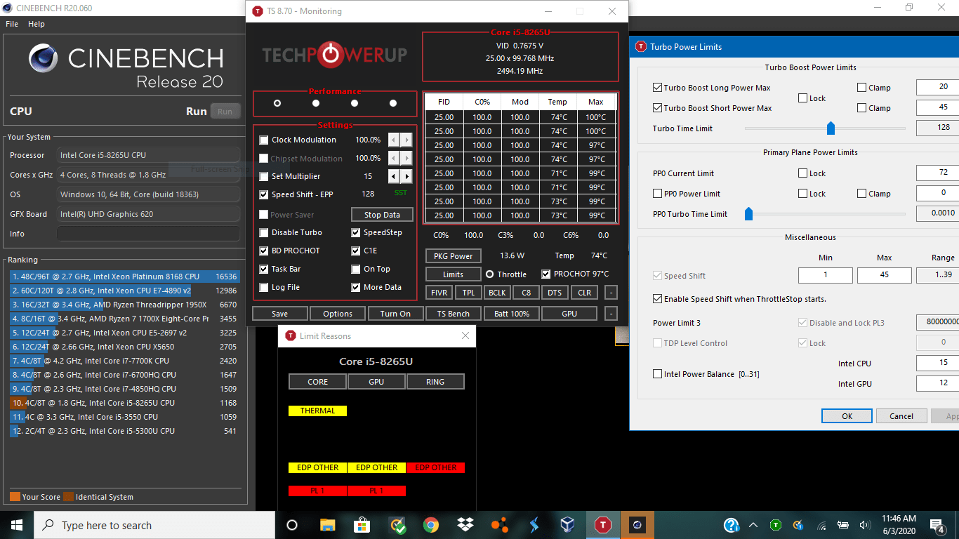 Power Limit Throttling on i58265U TechPowerUp Forums