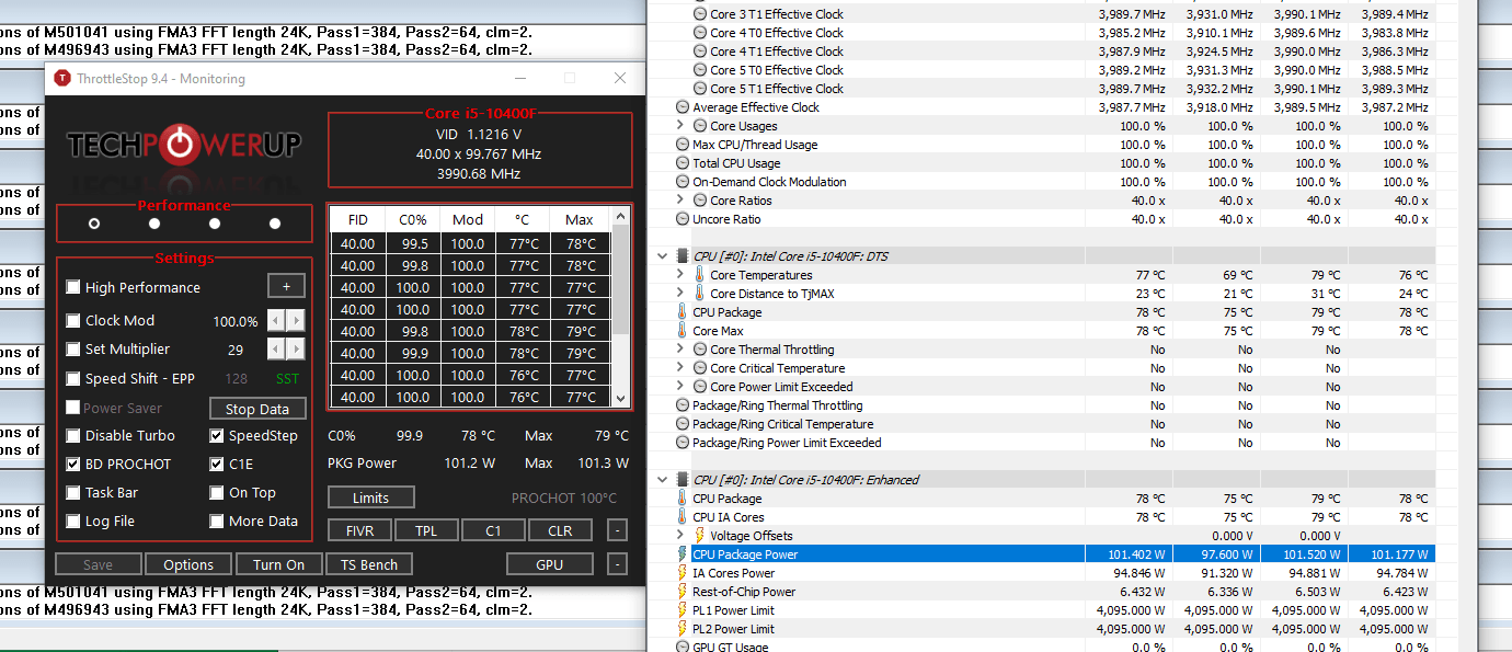 Does software like ThrottleStop and QuickCPU make any permanent changes