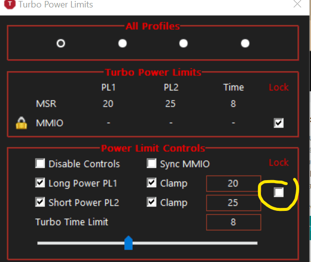 Need help with undervolting my Thinkpad X1 Carbon gen 6 i78550u
