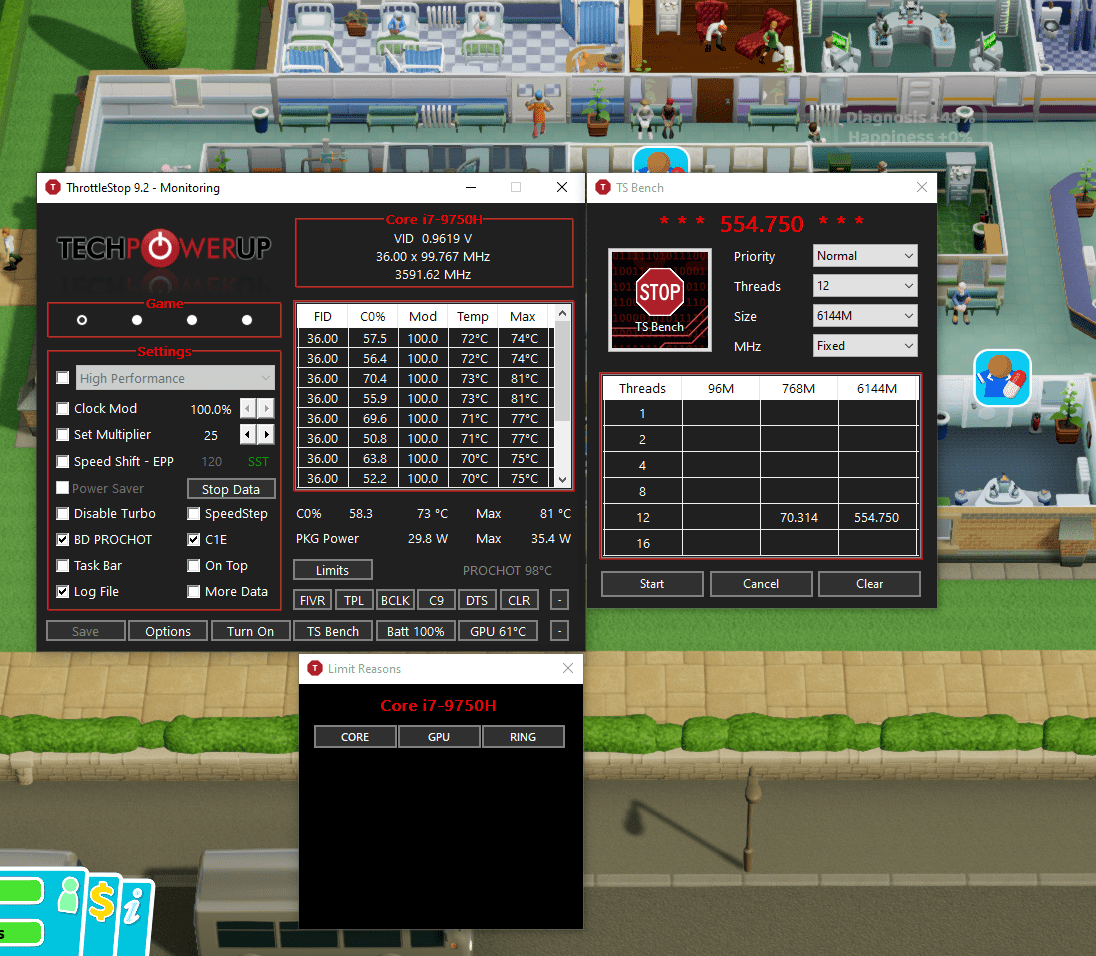 Acer Predator Helios 300 PH31753750A Throttlestop SettingsUndervolt