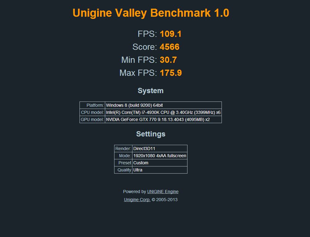 UNIGINEValley BENCHMARK scores Page 24 TechPowerUp Forums